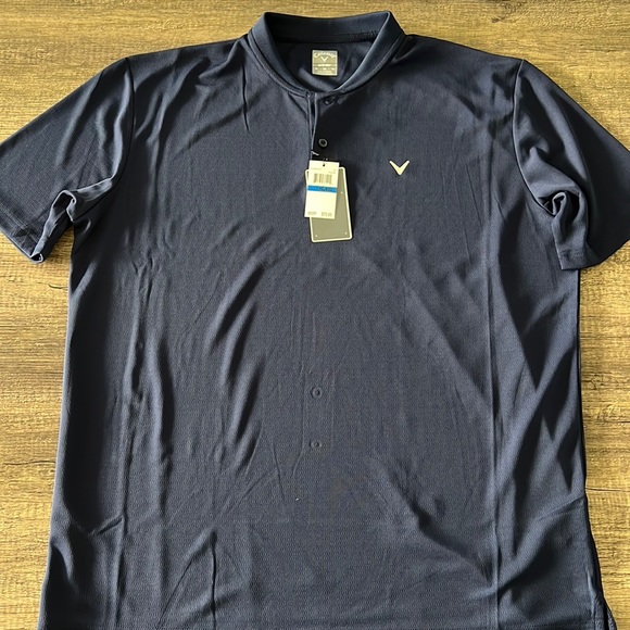 Callaway Shirts Nwt Callaway Optdri Collarless Mens Golf Shirts